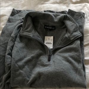 J CREW NWT men’s 3/4 zip